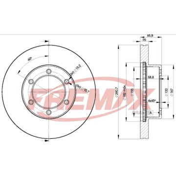 FREMAX Bremsscheibe, BD-3520