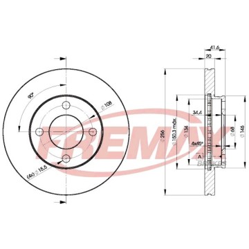 FREMAX Bremsscheibe, BD-3638