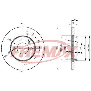 FREMAX Bremsscheibe, BD-3790