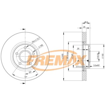 FREMAX Bremsscheibe, BD-3937