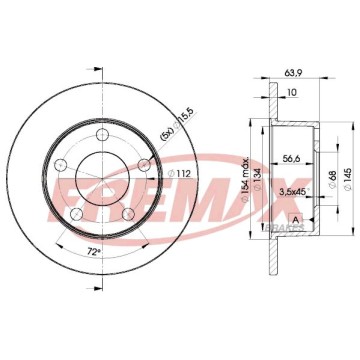 FREMAX Bremsscheibe, BD-4060