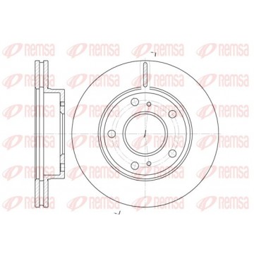 REMSA Bremsscheibe, 6797.10