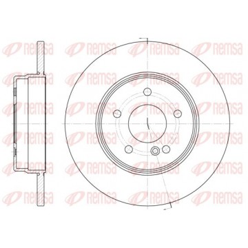 REMSA Bremsscheibe, 6801.00