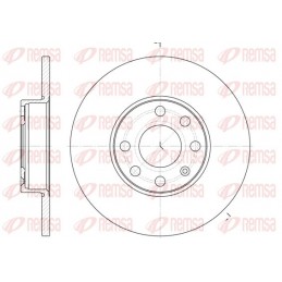 REMSA Bremsscheibe, 6800.00