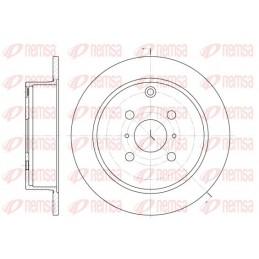 REMSA Bremsscheibe, 6805.00