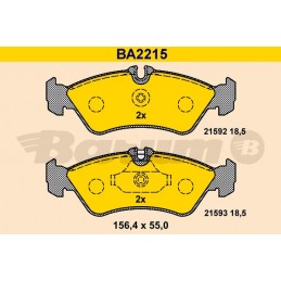 BARUM Bremsbelagsatz,...