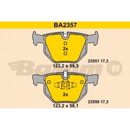 BARUM Bremsbelagsatz,...