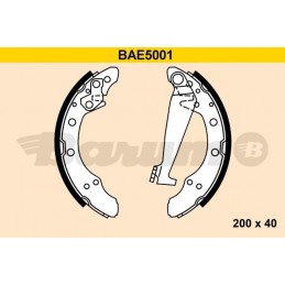 BARUM Bremsbackensatz, BAE5001