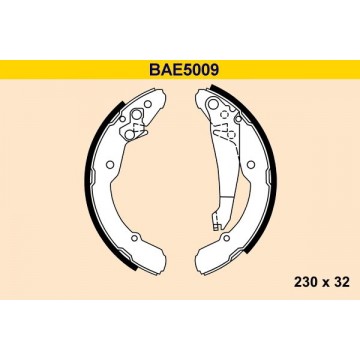 BARUM Bremsbackensatz, BAE5009