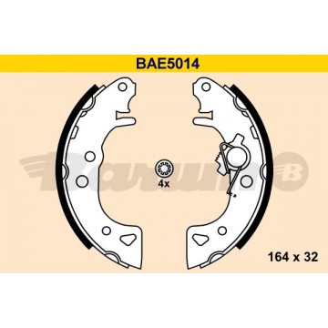 BARUM Bremsbackensatz, BAE5014