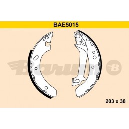 BARUM Bremsbackensatz, BAE5015