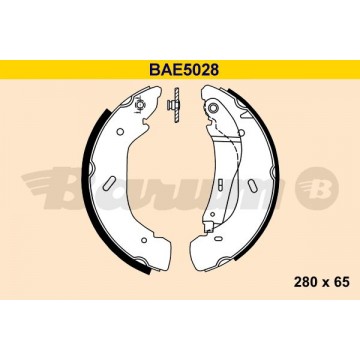 BARUM Bremsbackensatz, BAE5028