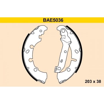 BARUM Bremsbackensatz, BAE5036