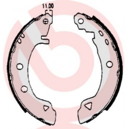 BREMBO Bremsbackensatz, S...