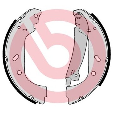 BREMBO Bremsbackensatz, S...