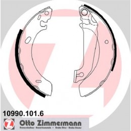 ZIMMERMANN ZIMMERMANN Bremsbackensatz, 10990.101.6