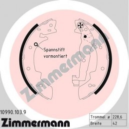 ZIMMERMANN ZIMMERMANN Bremsbackensatz, 10990.103.9