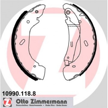 ZIMMERMANN Bremsbackensatz,...