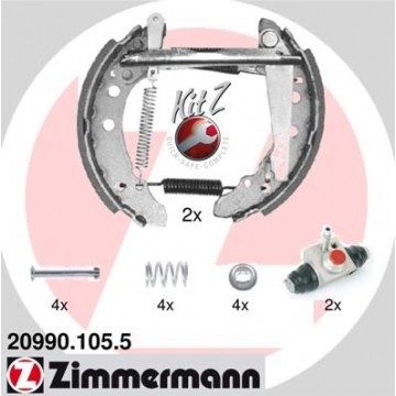 ZIMMERMANN Bremsbackensatz,...