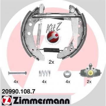 ZIMMERMANN Bremsbackensatz,...