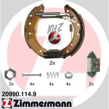 ZIMMERMANN Bremsbackensatz,...