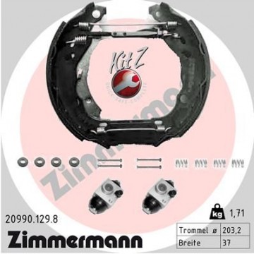 ZIMMERMANN Bremsbackensatz,...