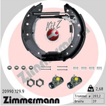 ZIMMERMANN Bremsbackensatz,...