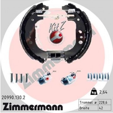 ZIMMERMANN Bremsbackensatz,...