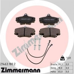 ZIMMERMANN Bremsbelagsatz,...