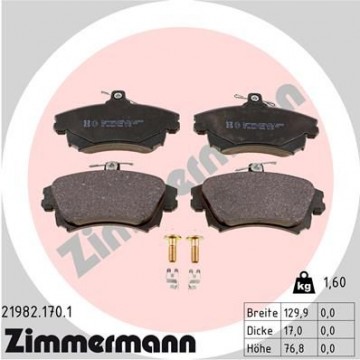 ZIMMERMANN Bremsbelagsatz,...