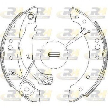ROADHOUSE Bremsbackensatz,...