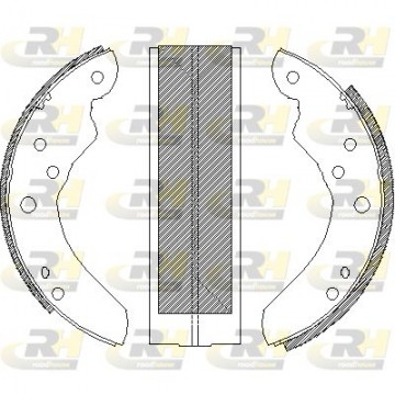 ROADHOUSE Bremsbackensatz,...