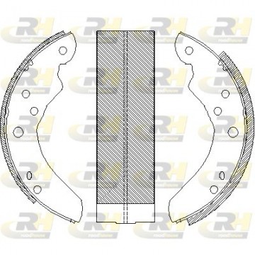 ROADHOUSE Bremsbackensatz,...
