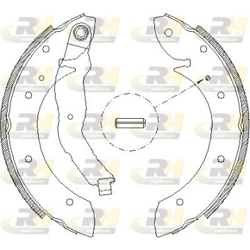 ROADHOUSE Bremsbackensatz,...