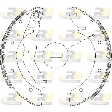 ROADHOUSE Bremsbackensatz,...