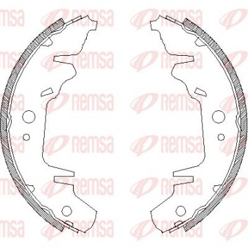 REMSA Bremsbackensatz, 4020.00