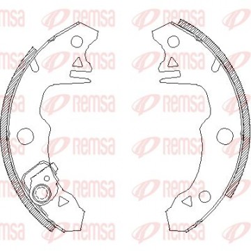 REMSA Bremsbackensatz, 4022.01