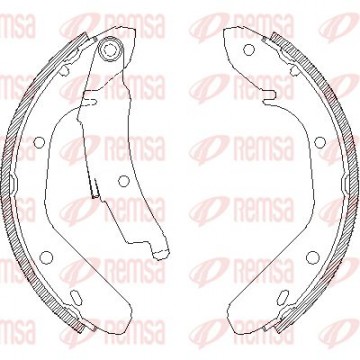 REMSA Bremsbackensatz, 4024.00