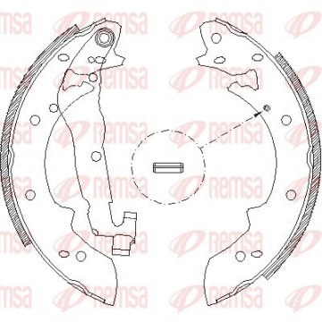 REMSA Bremsbackensatz, 4027.00