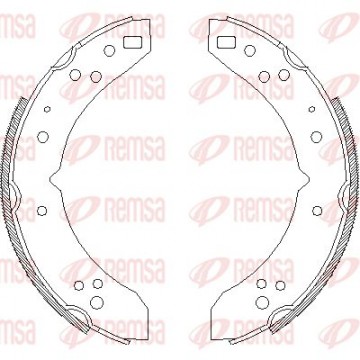 REMSA Bremsbackensatz, 4030.00