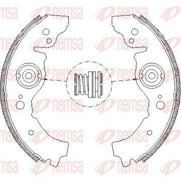 REMSA Bremsbackensatz, 4032.00