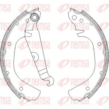 REMSA Bremsbackensatz, 4035.00