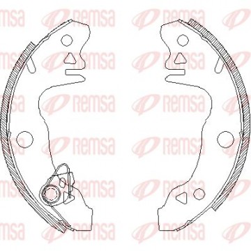 REMSA Bremsbackensatz, 4044.00