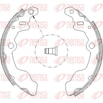 REMSA Bremsbackensatz, 4050.00