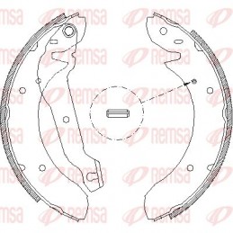 REMSA Bremsbackensatz, 4055.00