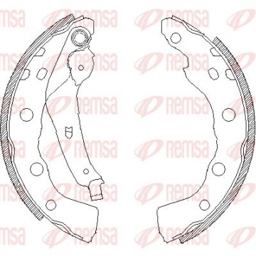 REMSA Bremsbackensatz, 4059.00