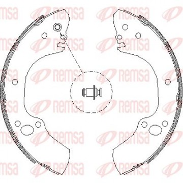 REMSA Bremsbackensatz, 4068.00