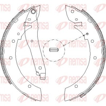 REMSA Bremsbackensatz, 4069.00