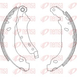 REMSA Bremsbackensatz, 4074.00