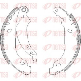 REMSA Bremsbackensatz, 4076.00